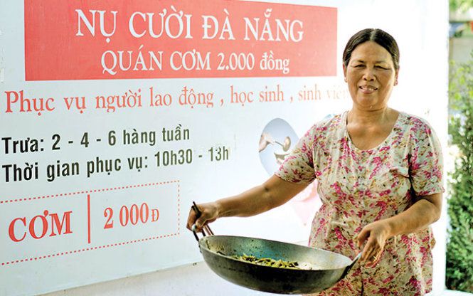 Đà Nẵng đã có quán cơm Nụ Cười 2.000 đồng 