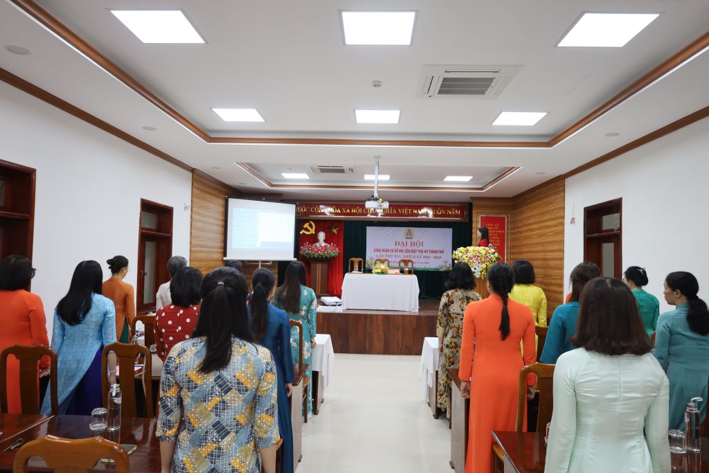 Đại hội Công đoàn cơ sở Hội LHPN thành phố lần thứ XVI, nhiệm kỳ 2023-2028 Đại hội Công đoàn cơ sở Hội LHPN thành phố lần thứ XVI, nhiệm kỳ 2023-2028